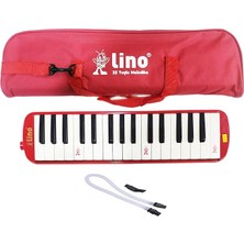 Melodika 32 Tuşlu Bez Çanta Kırmızı