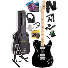 TLX-60BK-ST Telecaster Maple Klavye Hh Profesyonel Elektro Gitar