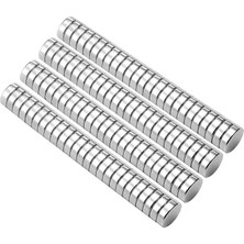 – 100 Adet Yuvarlak Mini Mıknatıslar, 5 x 1 Mm, Saklama Kutulu, Nadir Toprak Ndfeb Kalıcı Mıknatıslar, Kendin Yap, Ofis, Duvar Panosu, Beyaz Tahta ve Buzdolabı Için