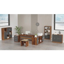 Bega Abcdefg2 Ofis Masa Makam Takımı Barok-Antrasit BEG19-BA