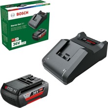 Home And Garden 36 Volt Akü Başlangıç Seti (1 Akü 36 V 2.0 Ah, Şarj Cihazı Al 36V-20, Karton Pakette)