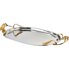 Leaf Oval Tepsi 52 cm