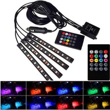 Ledli Ayak Altı LED Lamba Sese ve Müziğe Duyarlı Kumandalı LED Rgb