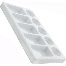 Üstü Resim Paleti 1 Adet 10 Hazneli Boya Paleti 11X19 cm Sanatsal Boyalar Için Palet Akrilik Boya Yağlı Boya Guaj Boya