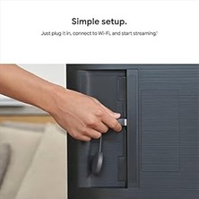 Chromecast, HDMI Kablolu Yayın Akışı Cihazı, Yayın Gösterileri, Müzik, Fotoğraflar, Netflix, Youtube, Prime Video, Disney+ ve Daha Fazlası, Model GA00439-US