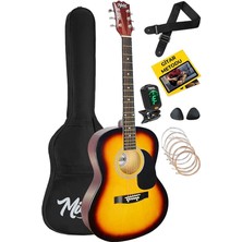 RG-530SB Kaliteli Gün Batımı 40 Inç Akustik Gitar Seti 4/4 Yetişkin