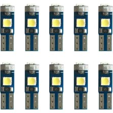 Adet T5 LED Mini Dipsiz Kilometre Gösterge Ambians Aydınlatma Beyaz