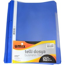 A4 Telli Dosya 50'li Mavi