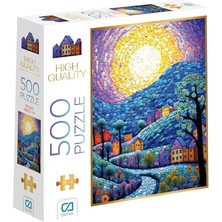 Games Mozaik 500 Parça 2,2mm Kalınlık 33X48CM Profesyonel Hobi Puzzle Yapboz Serisi