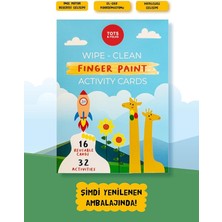 Clean Finger Paint Activity Cards - Silinebilir Parmak Boyası Aktivite Kartları - Fingerprint Activities