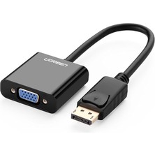 Displayport Erkek To VGA Dişi Görüntü Dönüştürücü Siyah