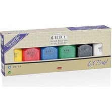 Akrilik Boya 6X75 ml Set Canlı Renkler