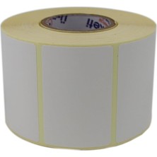 Termal Etiket 70MM x 50MM Ruloda 1000 Adet 40MM Kuka Çapında Direk Termal Transfer Etiketi