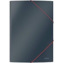 Cosy Soft Touch Lastik Kilitli Dosya, A4, Gri