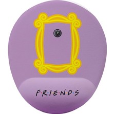 Fikirler Friends Çerçeve Baskılı Bilek Destekli Mouse Pad