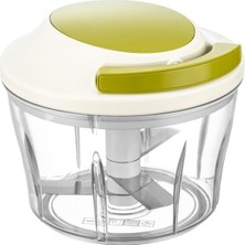 Home 700 ml 3 Bıçaklı Ipli Rondo – Çekmeli Doğrayıcı, Hızlı ve Pratik Sebze Doğrama, Paslanmaz Çelik Bıçaklı, Ergonomik ve Kolay Kullanım Pp Plastik