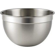 304 Paslanmaz Çelik Karıştırma ve Mikser Kasesi - 28 cm x 14.5 cm | Çok Amaçlı, Dayanıklı, Bulaşık Makinesine Uygun