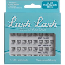 Lash Trio Tekli Kısa-Orta-Uzun Takma Kirpik LU-623