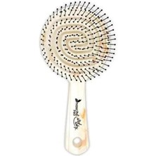 Pro Üç Boyutlu Oval Saç Fırçası - 16 Beyaz Mermer