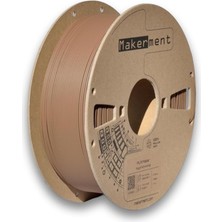 Maker, 1.75MM 1kg 3D Yazıcı Pla Filament (Nugat Kahverengi)