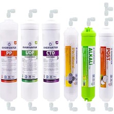 Kapalı Kasa Su Arıtma Cihazı 6 Lı Inline Filtresi Seti Aşamalı (Membransız Set) FIN60MA