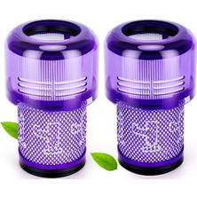 V12 Için 2 Adet Filtre, Dyson V12 Için Ince Mutlak Filtre, Mutlak Temizlik/ekstra/kabarık Vakumlu Temizleyici, Yıkanabilir Aksesuar, Parça 971517-01