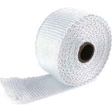 Cam Elyaf Egzoz Sargısı Yanmaz Bant Sıcaklık Önler Bant 3 mm x 3 cm 5 Metre