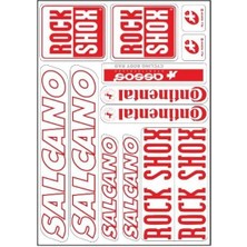 Salcano 001 Bisiklet ile Uyumlu Sticker