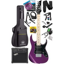 DE-150PU-25AMP Maple Klavye Hh Yüksek Kaliteli 25W Amfili Elektro Gitar Seti