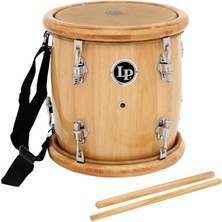 Latin Percussion LP271-WD Tambora Siam Oak 11 Inç, Doğal Kürk, Siyah Naylon Taşıma Kayışı, Akort Anahtarı, Akort Yağı ve Tokmak Dahil