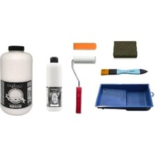 Hybrid Akrilik Boya Seti 2lt Set4 - H004 Antik Beyaz Yarımat Ultimate Glaze