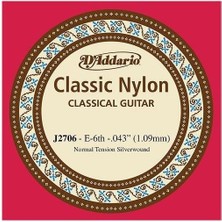 J2706 Klasik Gitar Tek Teli, Classic Nylon, Normal Tension