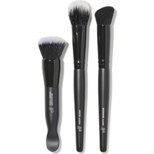 Macun Araçları Üçlü, Macun Ürünleri Için 3'lü Yüz Makyaj Fırçası Seti, Macun Astarı, Allık ve Bronzlaştırıcı, Vegan ve Hayvanlar Üzerinde Denenmemiş Olarak Kolayca Karıştırmanıza Yardımcı Olur