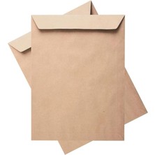 Torba Zarf Kraft 26X35 cm 90 gr 50 Adet Tek Ebat
