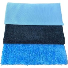 Mikrofiber Araç Temizlik Seti - (Cam, Parlatma, Kurulama Bezi, Mikrofiber Bez)