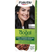 Kalıcı Doğal Renkler 1-1 Gece Mavisi Kakao Yağı & Yulaf Çekirdeği Özlü Saç Boyası