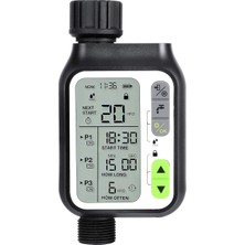 Sulama Programlayıcı, Otomatik Sulama Zamanlayıcısı, 3 Ayrı Sulama Sistemi, Otomatik Yağmur Sensörü, Çocuklar Için Kilitleme Modu