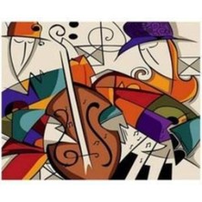 Sayılarla Boyama Seti Kasnaklı Picasso 2 40 x 50 cm