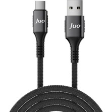 66W Usb-A To Type-C Örgülü Hızlı Şarj ve Data Kablosu 1 Metre