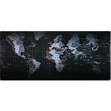 Dünya 1 Oyuncu Mouse Pad 70X30 cm Kaymaz Dikişli