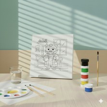 Hobi Universe Çocuklar Için Doktor Panda Temalı Eğitici ve Eğlenceli Boyama Seti