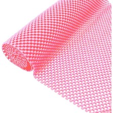 Kaydırmaz Halı Matları, Lateks, Farklı Renkler, 45X90 cm (Açık Pembe)