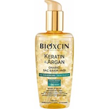 Keratin & Argan Onarıcı Saç Bakım Yağı 150 ml – Yıpranmış Saçlar Için Nemlendirici ve Parlaklık Veren Bakım
