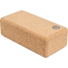 Yoga Cork Block - Yoga Prop And Accessory, Good For Travel, Comfortable Edges, Lightweight, Extra Firm Cork