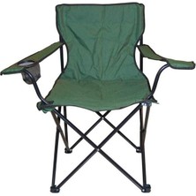 Çantalı Pratik Katlanır Bez Kamp Piknik Bahçe Plaj Deniz Doga Koltuk Sandalyesi Sezlong 2,3kg (Yeşil)