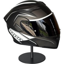 Scharf 902 Çene Açılır Motosiklet Kaskı – Güneş Gözlüklü (Smoke Vizörlü) S White