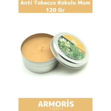 Armoris Yeni Anti Tobacco Aromatik Arınma Huzur Meditasyon Esans Dekoratif Mum Oda Kokusu 120G Teneke Kutu