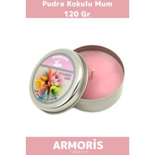 Armoris Yeni Nesil Aromatik Arınma Huzur Meditasyon Esans Dekoratif Mum Oda Kokusu 120G Teneke Kutu