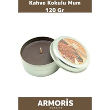 Armoris Yeni Nesil Aromatik Arınma Huzur Meditasyon Esans Dekoratif Mum Oda Kokusu 120G Teneke Kutu