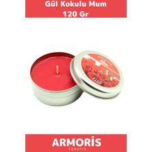 Armoris Yeni Nesil Aromatik Arınma Huzur Meditasyon Esans Dekoratif Mum Oda Kokusu 120G Teneke Kutu